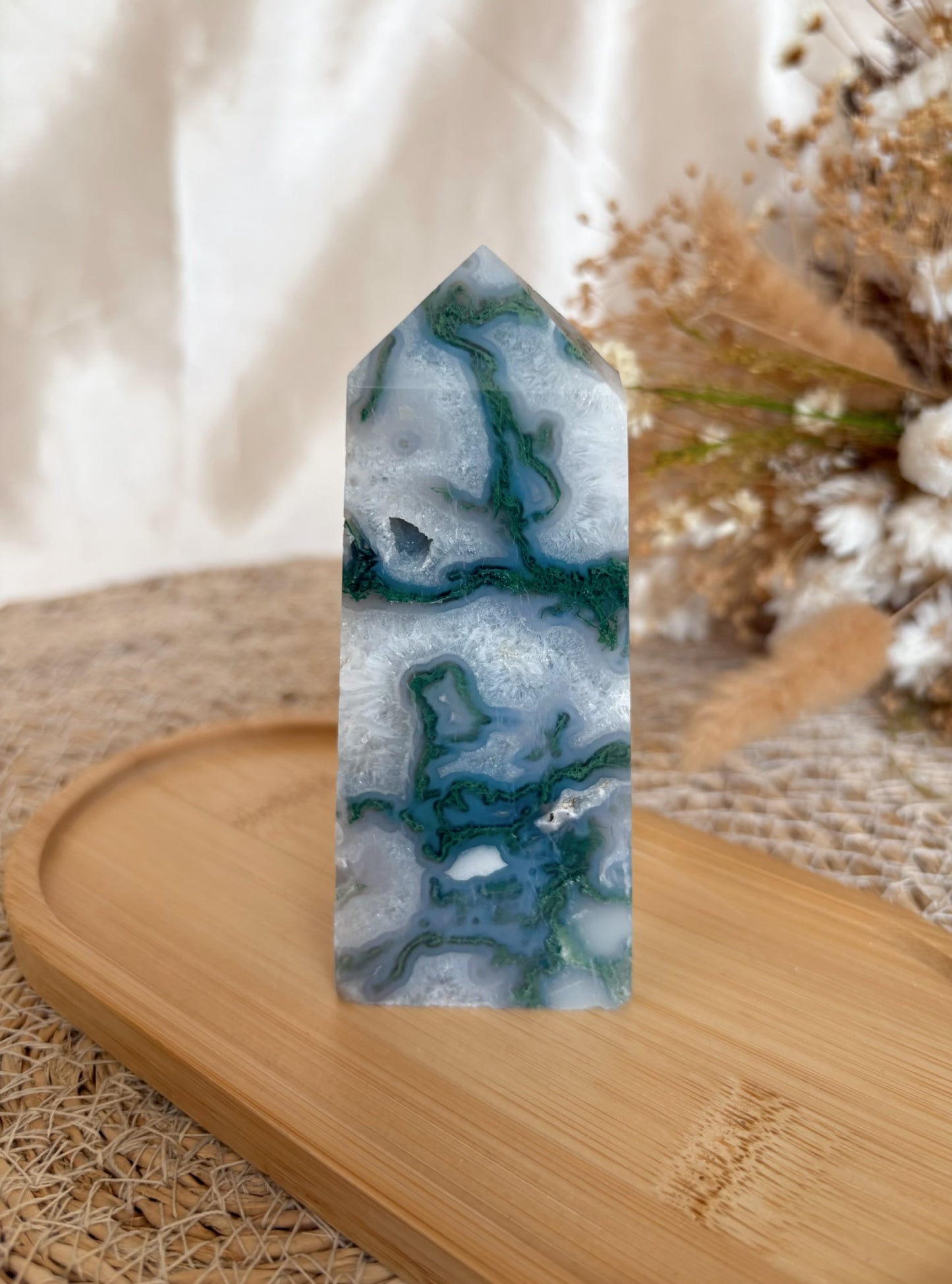 Druzy Moosachat Spitze Nr. 2