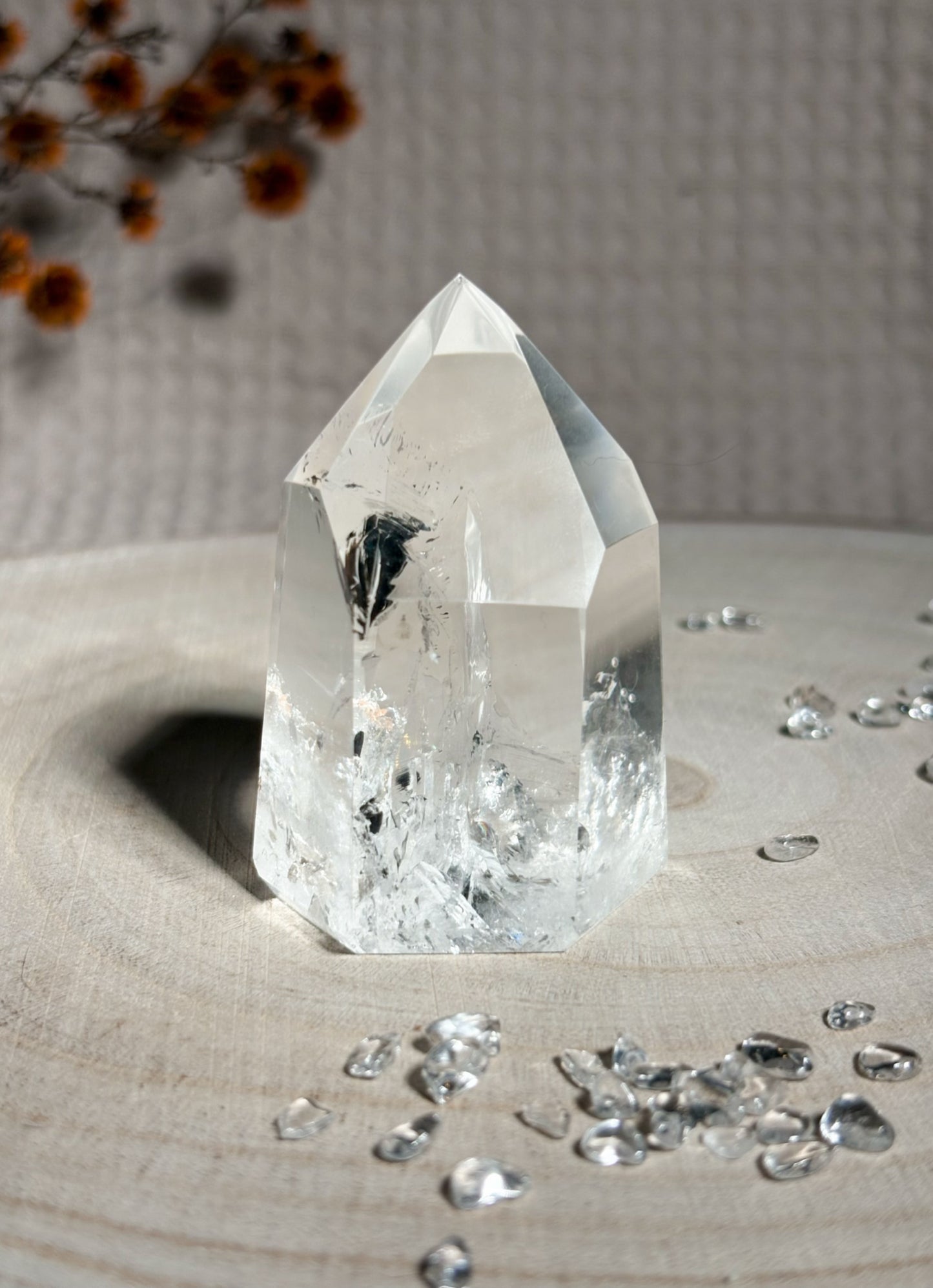 Bergkristall Spitze in Extra Qualität Nr. 1