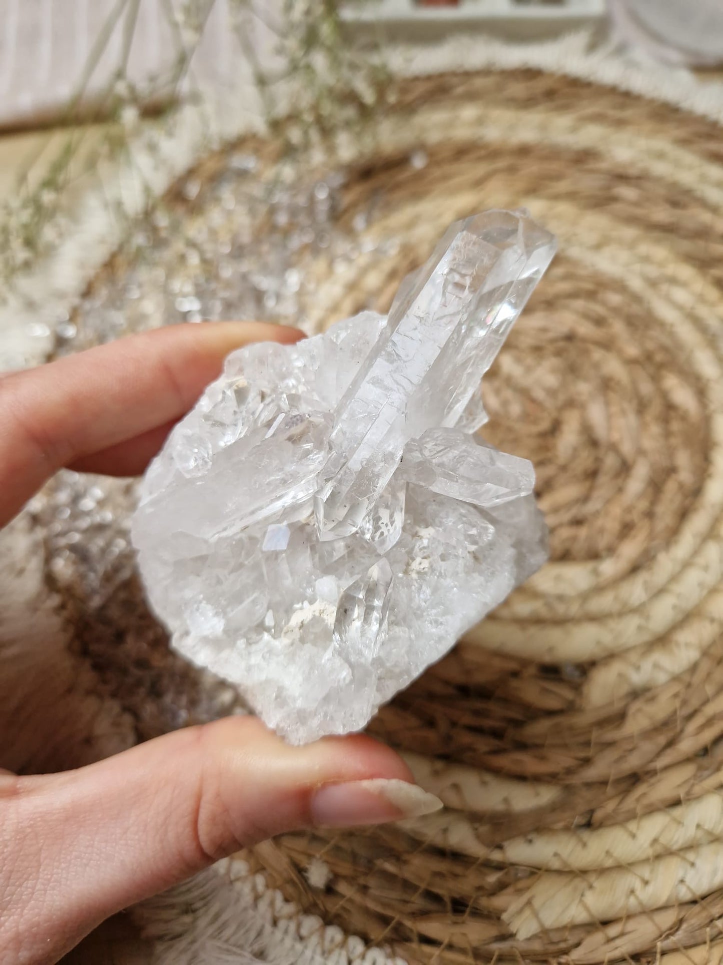 Bergkristall Cluster