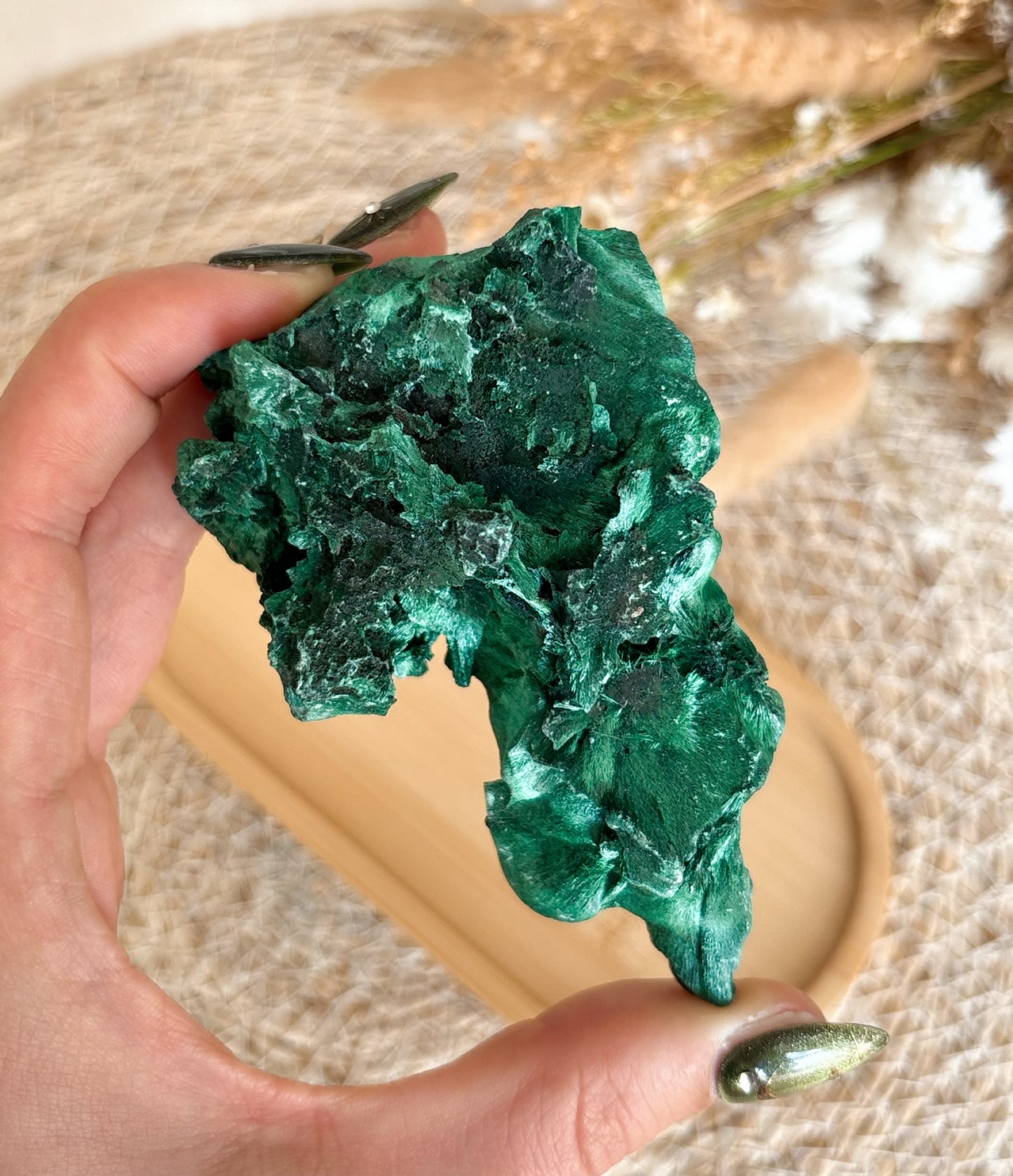 Velvet Malachit Cluster