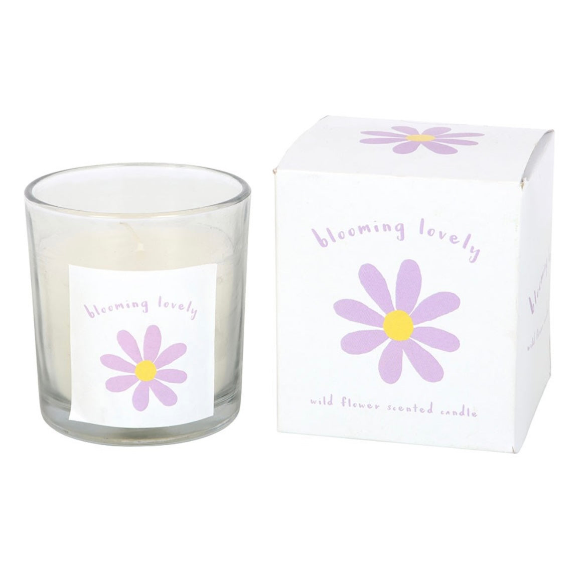 Blooming Lovely - Kerze mit Wildblumenduft im Glas 🌸