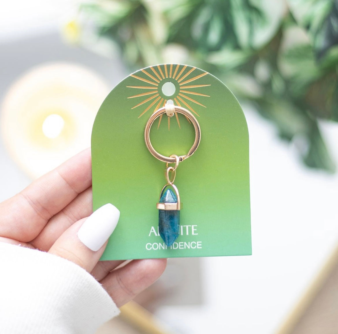 Schlüsselanhänger Apatit