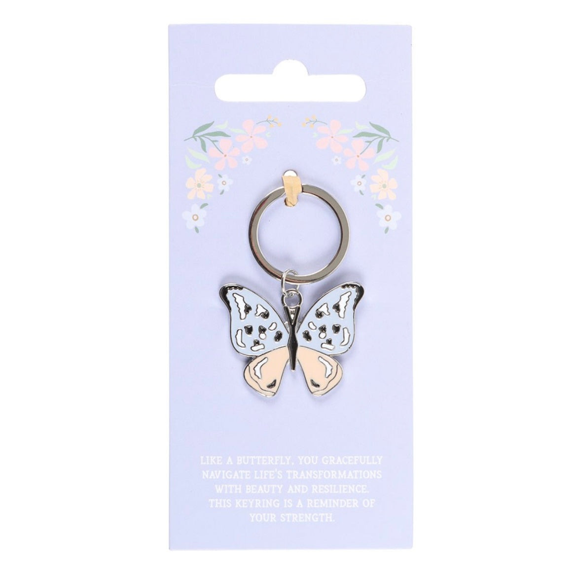 Schmetterling - Schlüsselanhänger mit schöner Botschaft 🦋