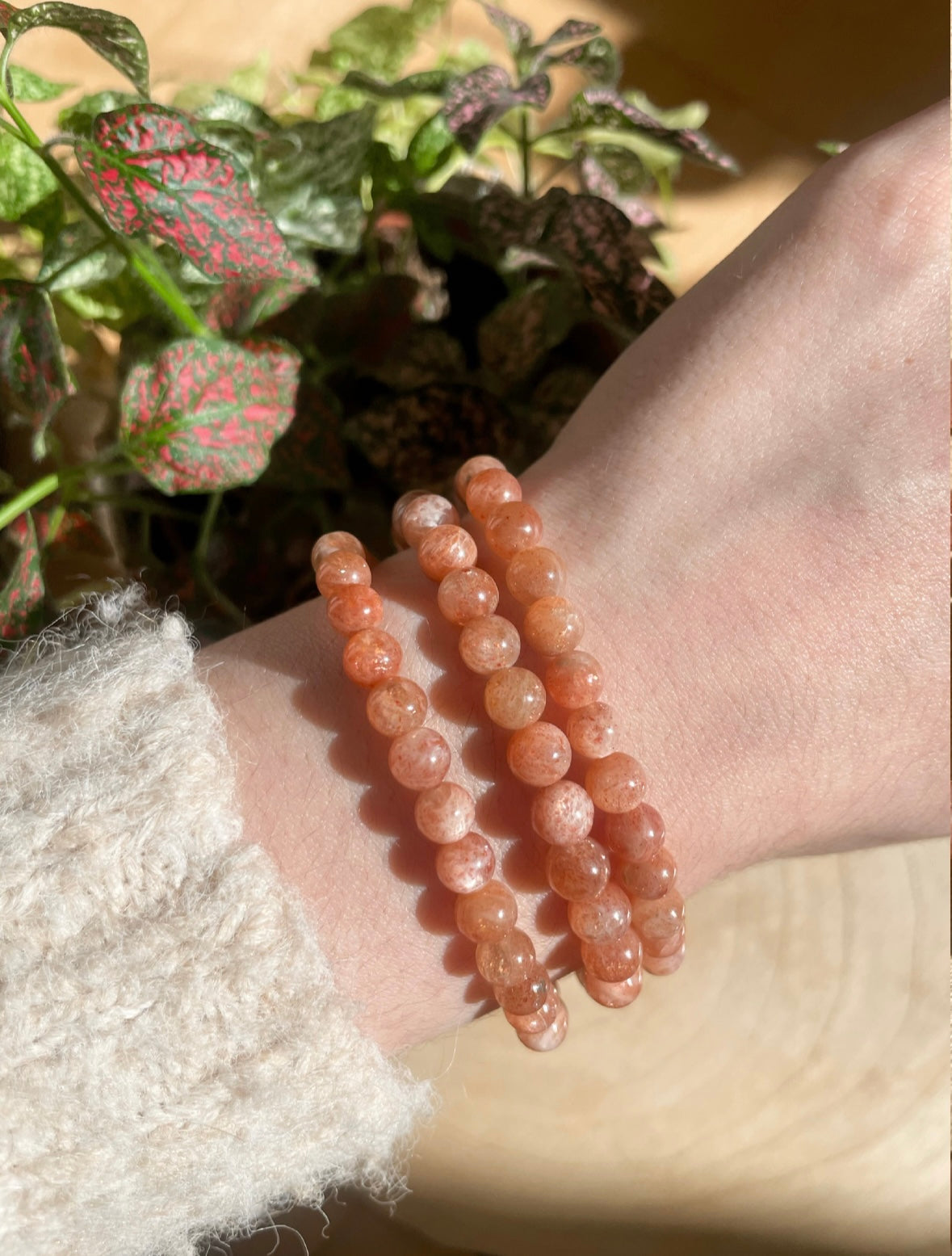 HQ Sonnenstein Kugelarmband - 6mm