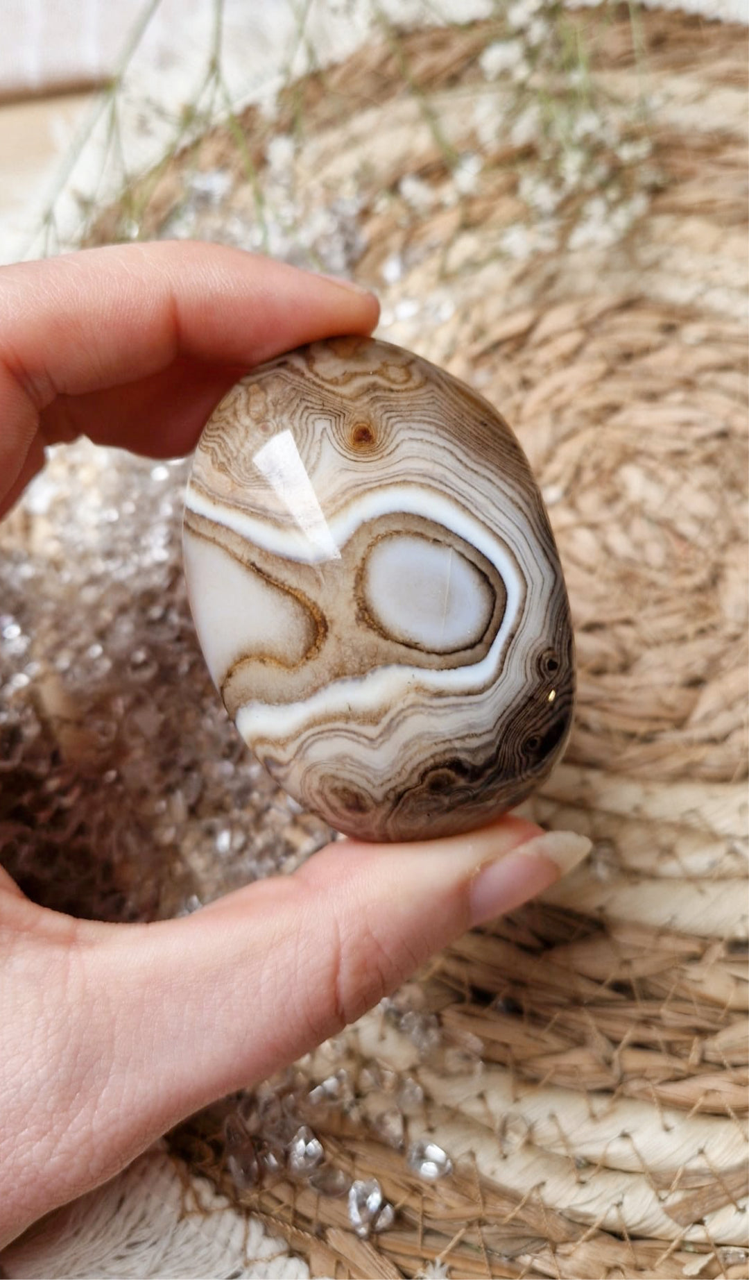 Karneol Achat Handstein Nr. 1