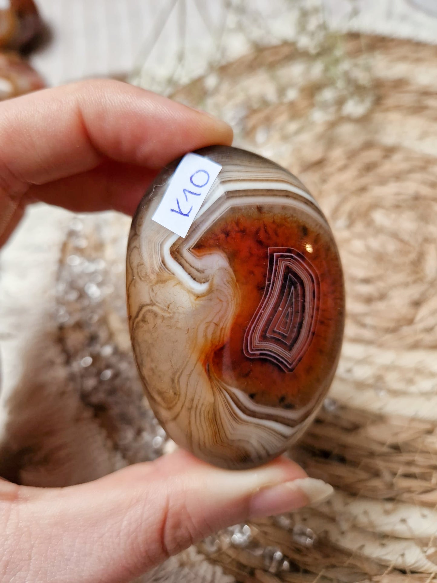 Karneol Achat Handstein Nr. 1