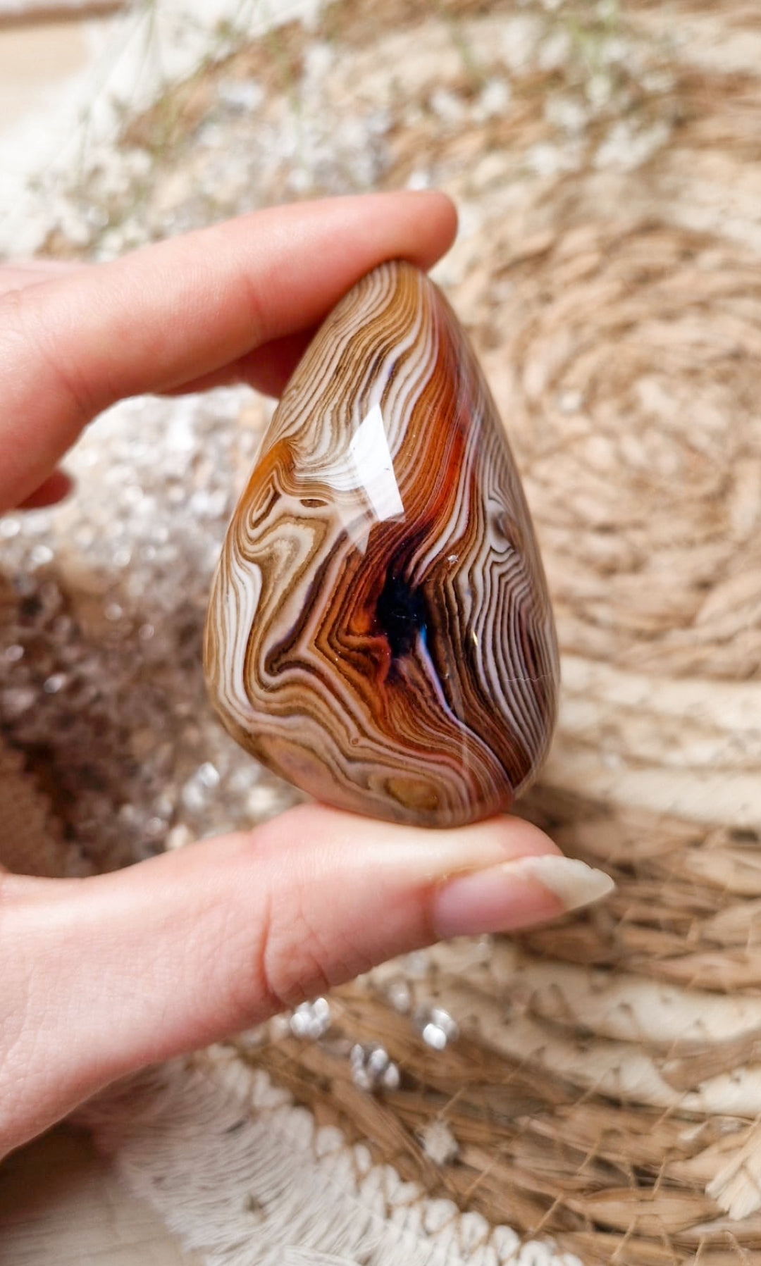 Karneol Achat Handstein Nr. 4