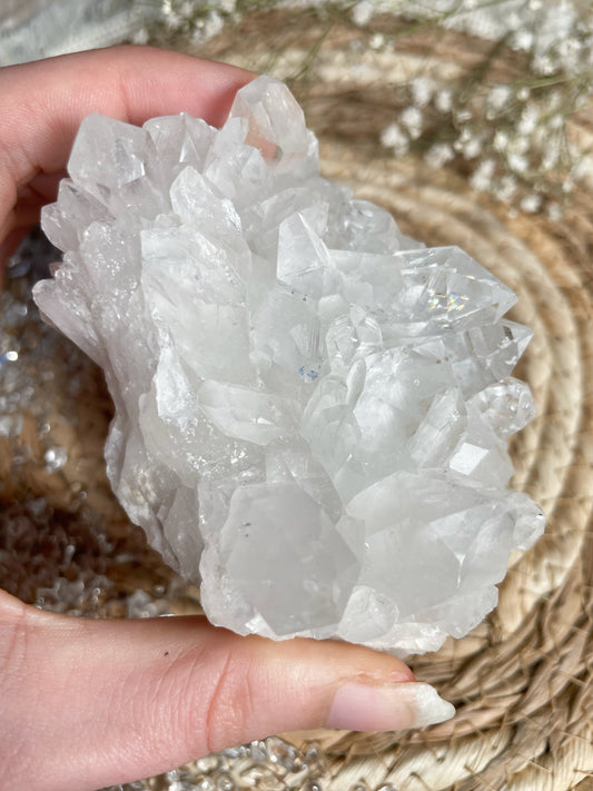 Bergkristall Cluster