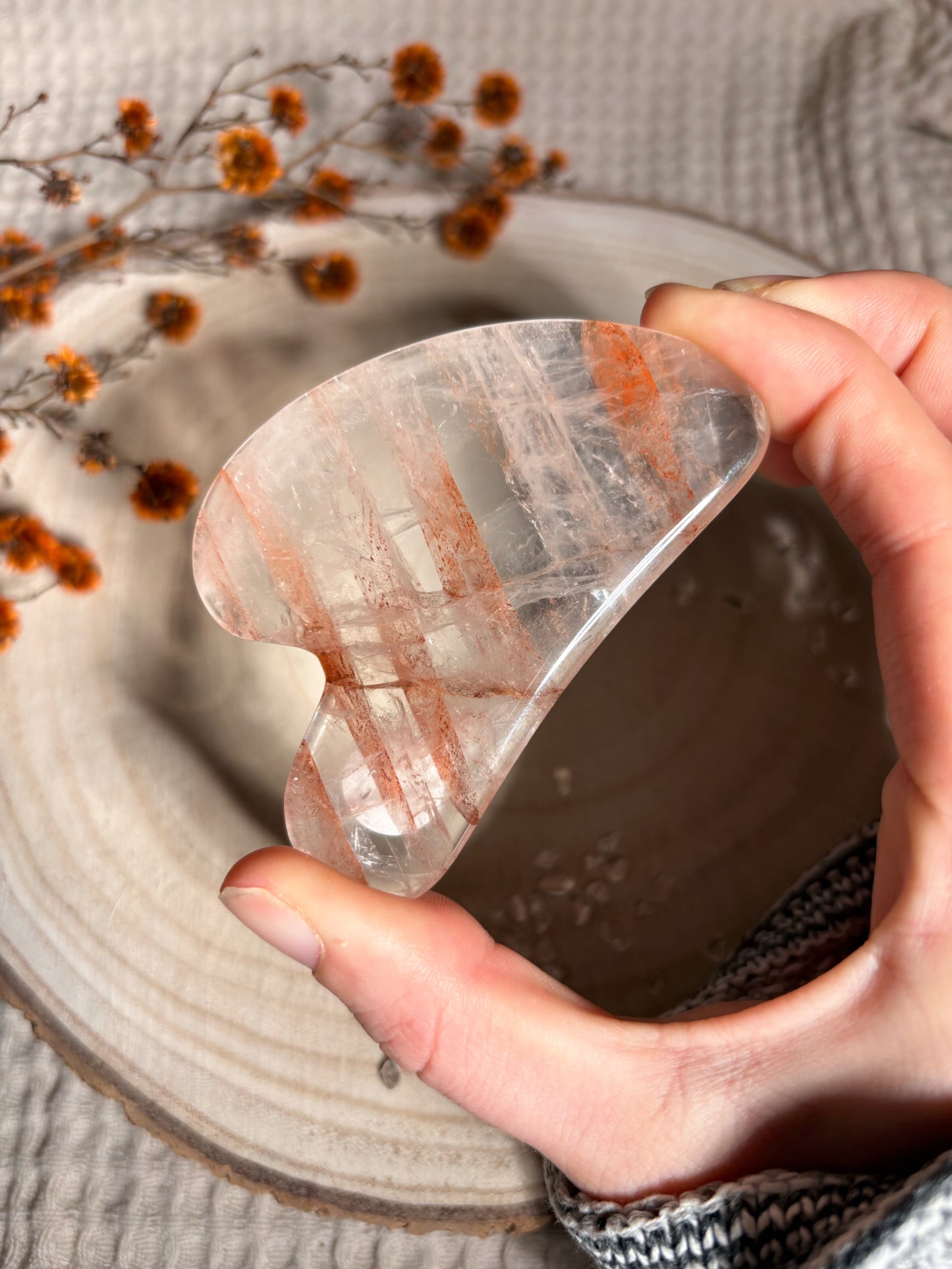 Feuerquarz Gua Sha Nr. 1