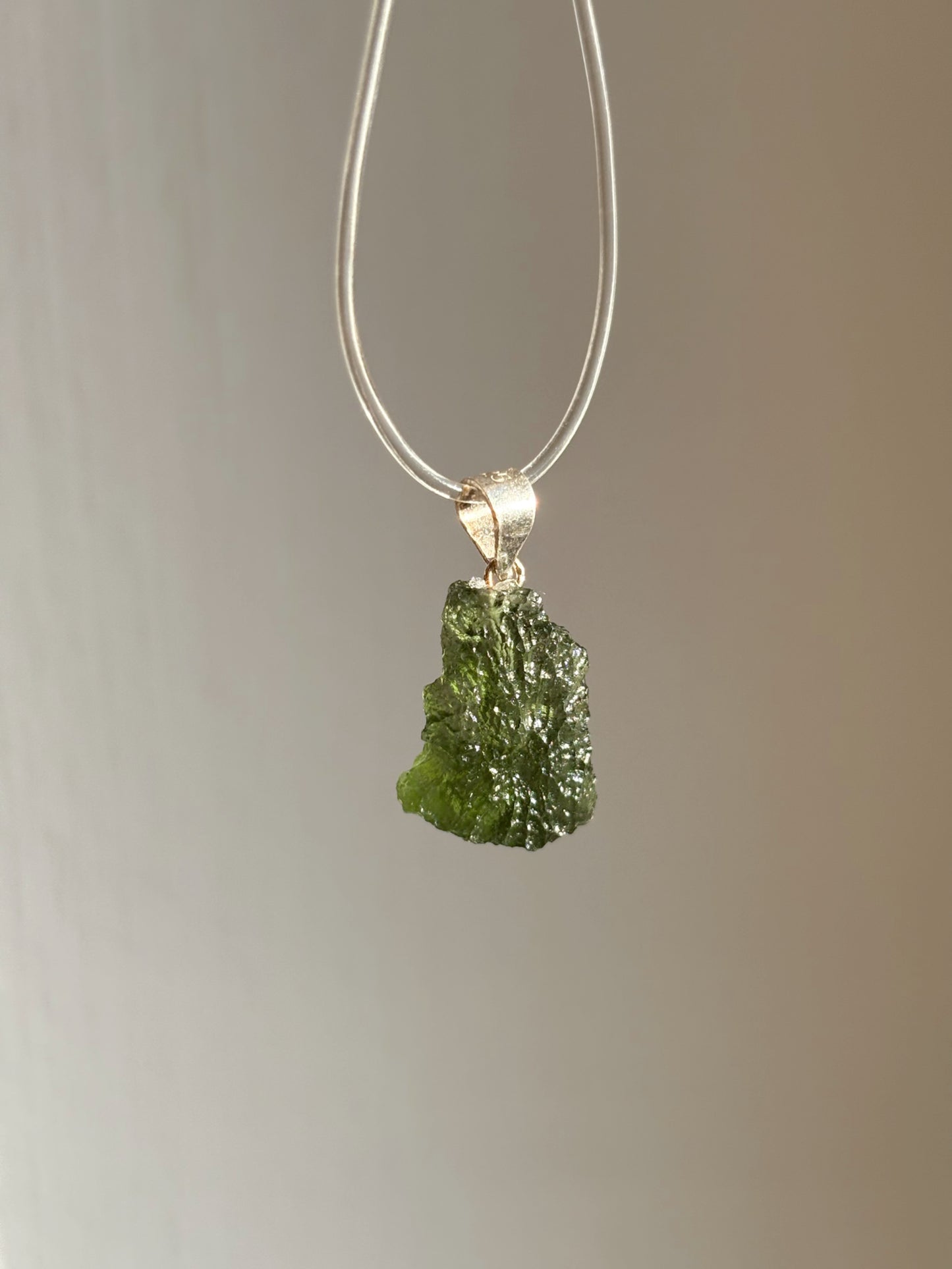 Moldavit Anhänger Nr. 6