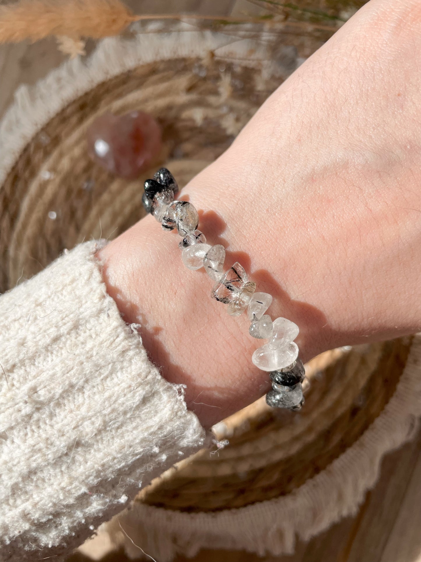Turmalinquarz Splitterarmband