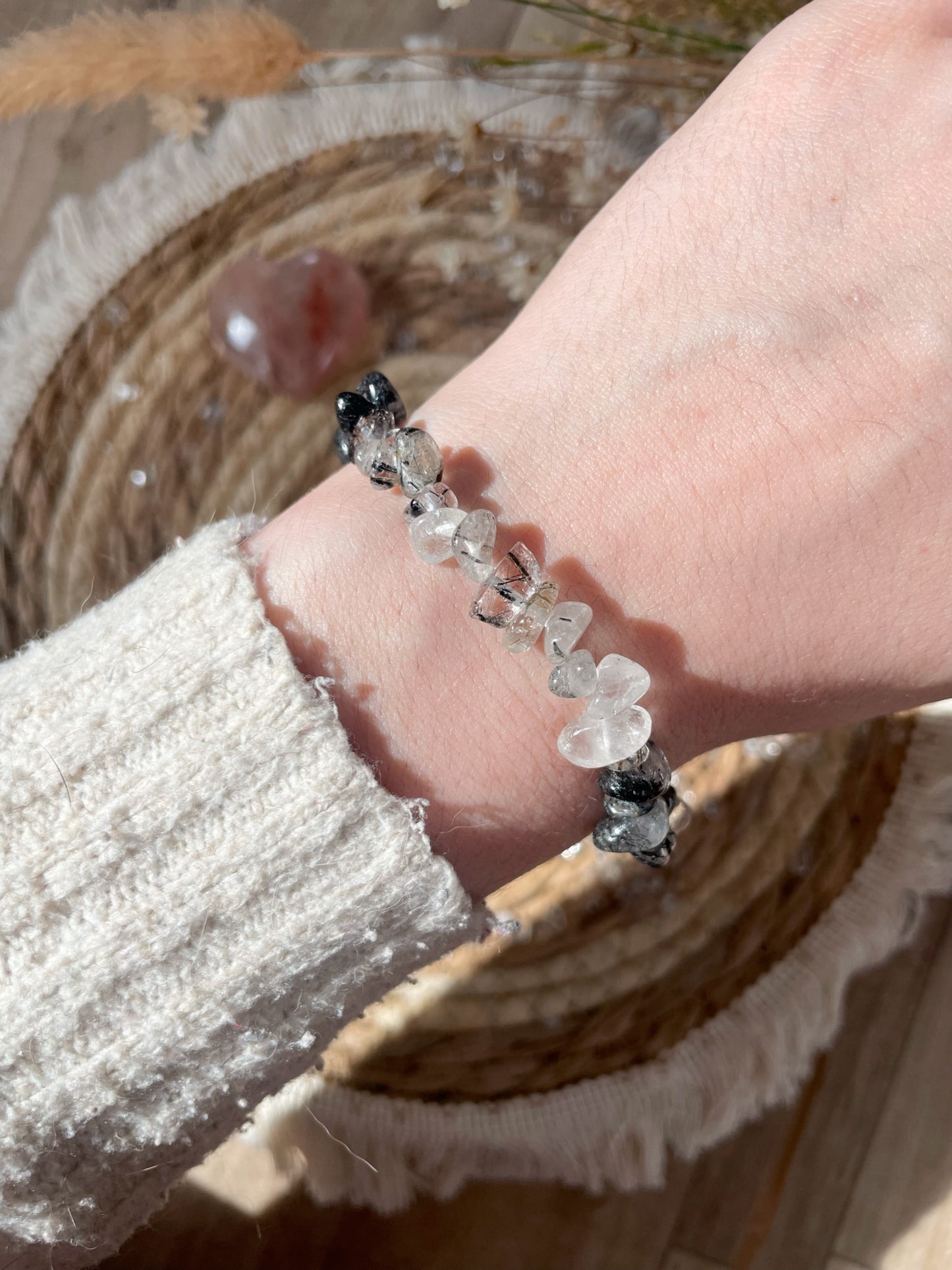 Turmalinquarz Splitterarmband