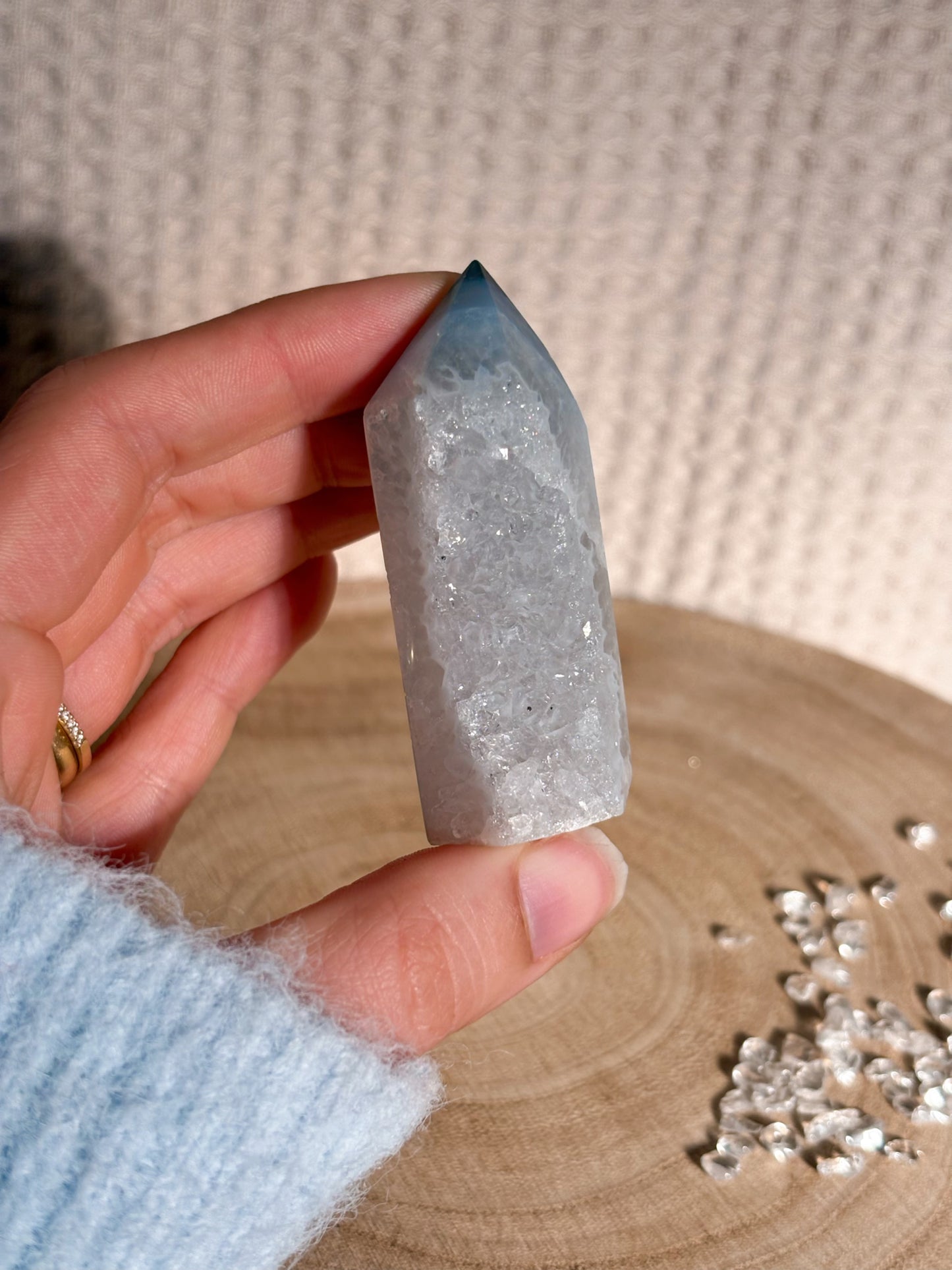 Druzy Achat Spitze DA14,50