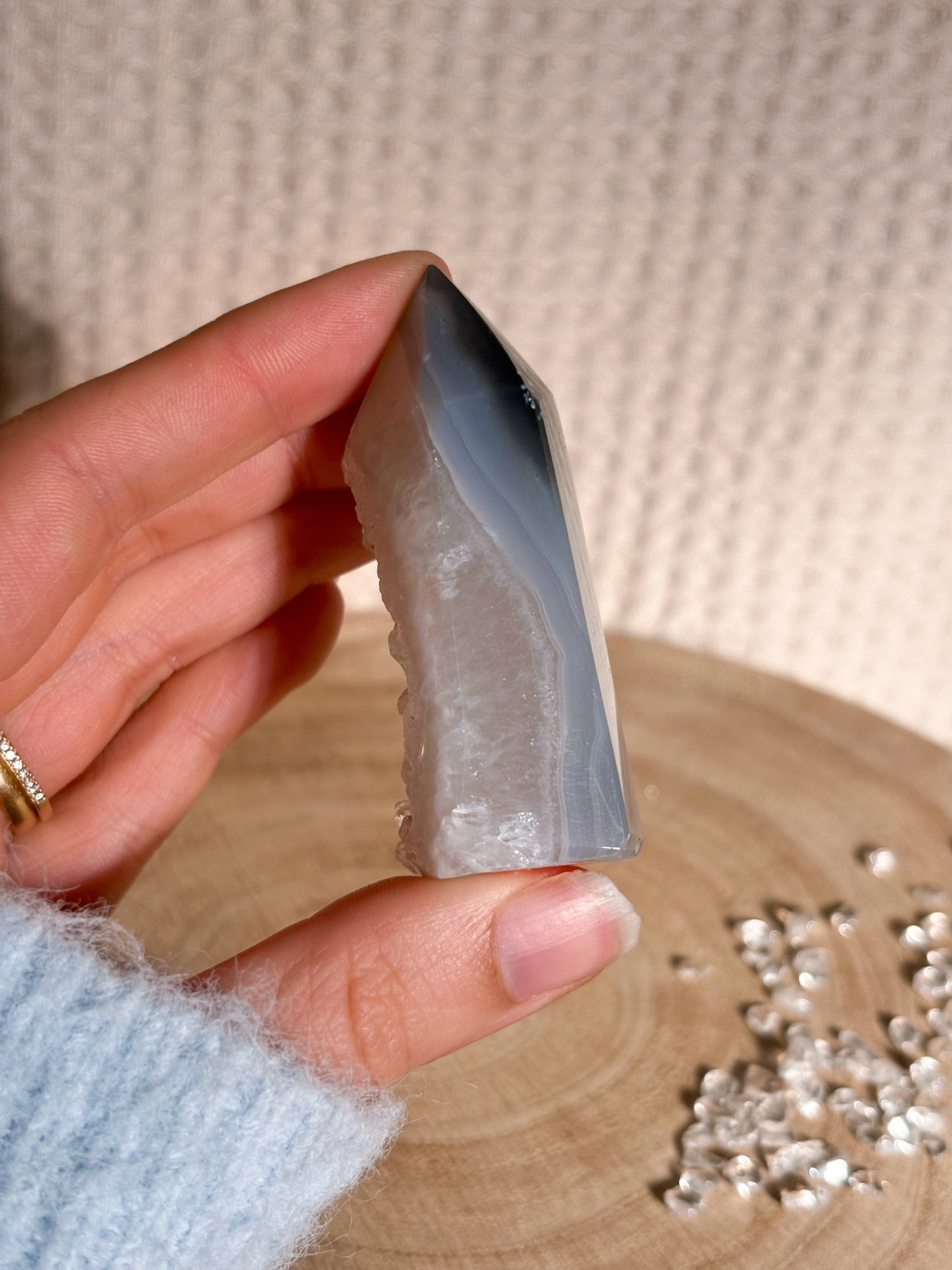 Druzy Achat Spitze DA14,50