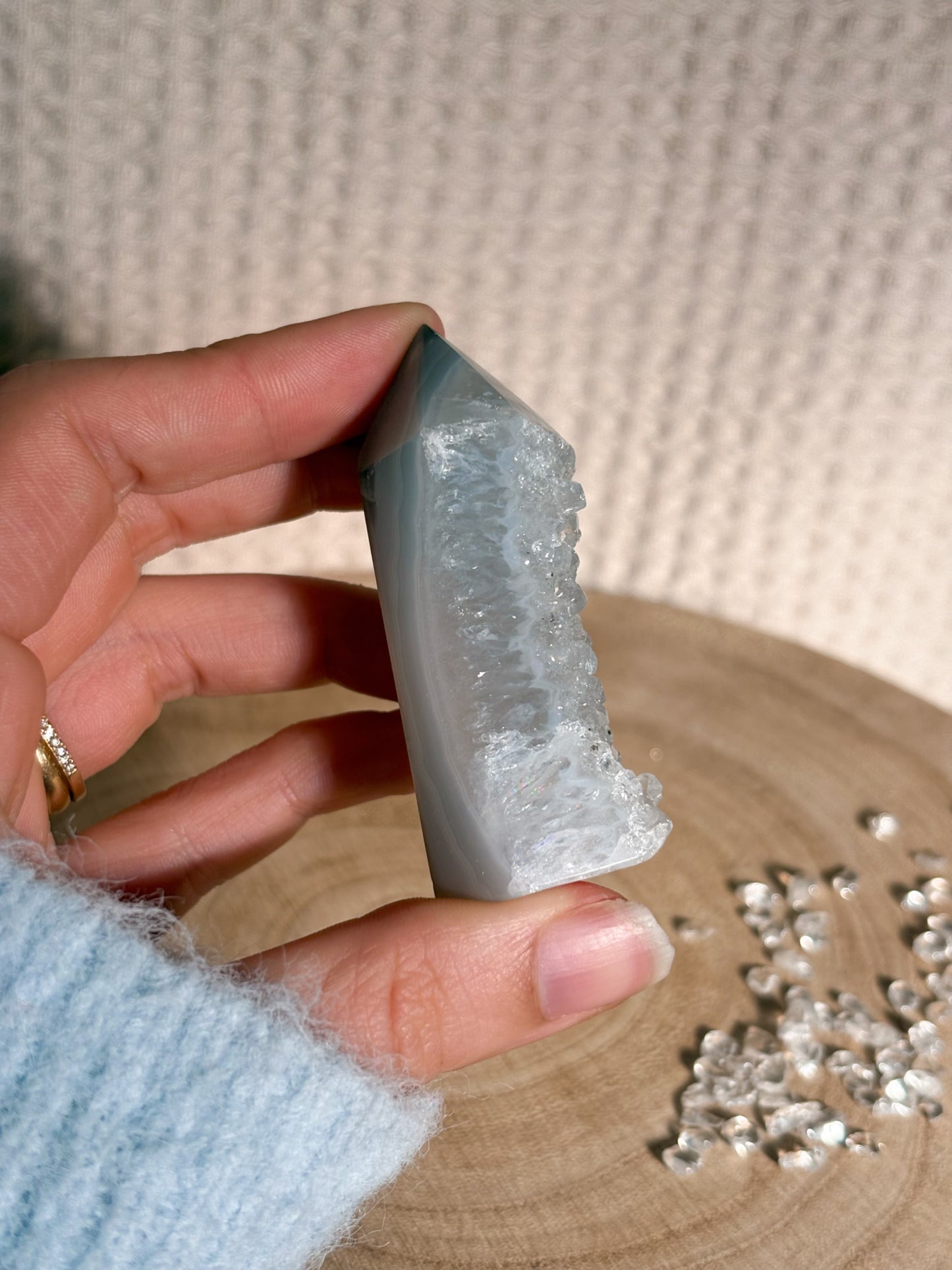 Druzy Achat Spitze DA14,50