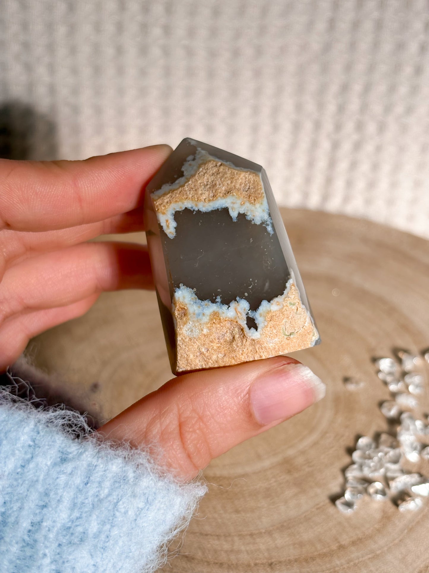 Druzy Achat Spitze A13