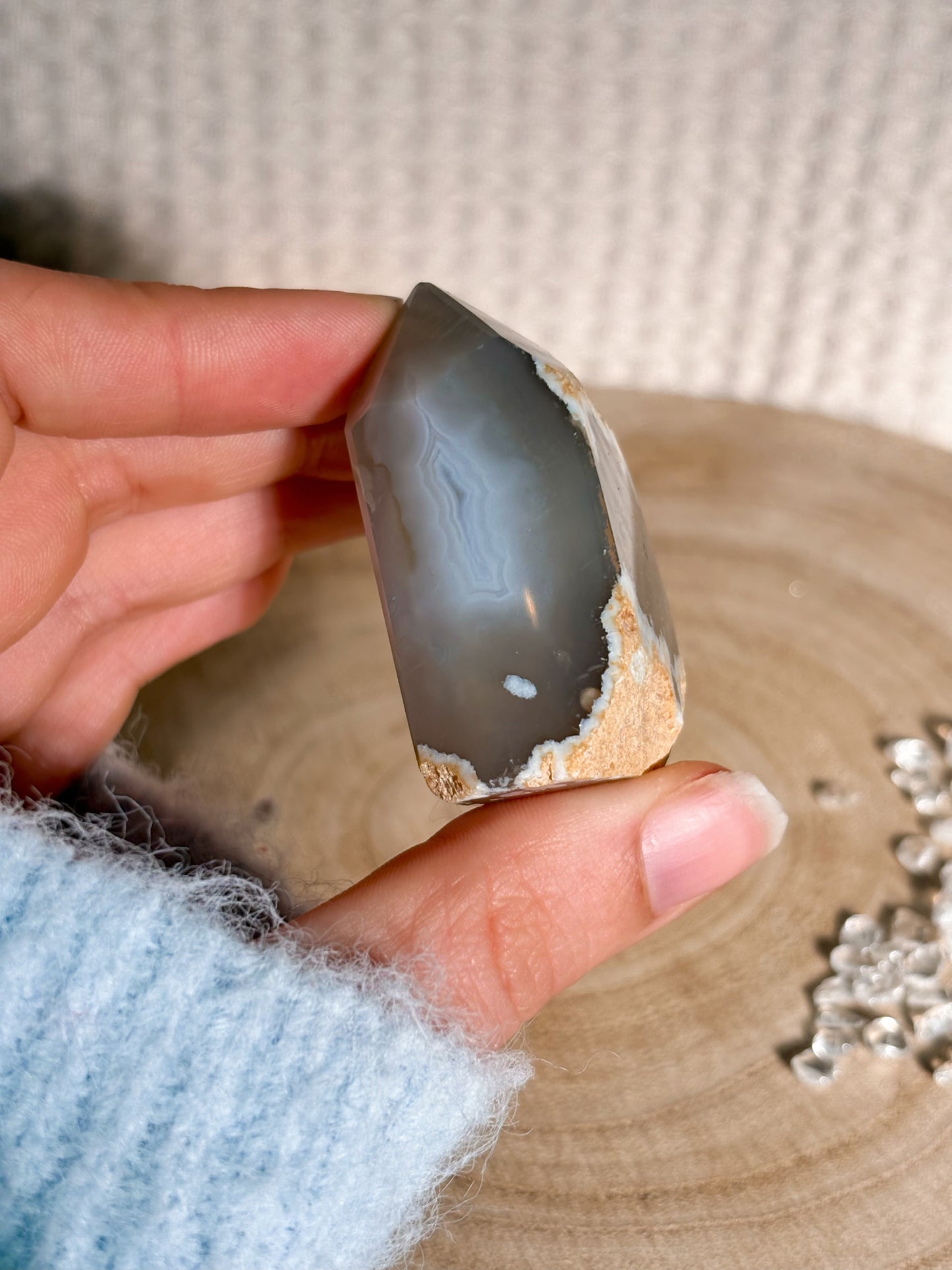 Druzy Achat Spitze A13