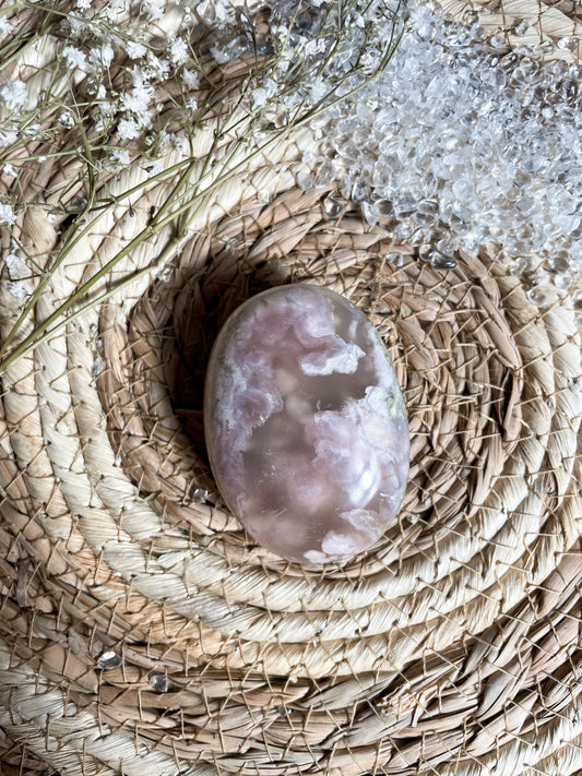 Blumenachat x Pink Amethyst Handstein