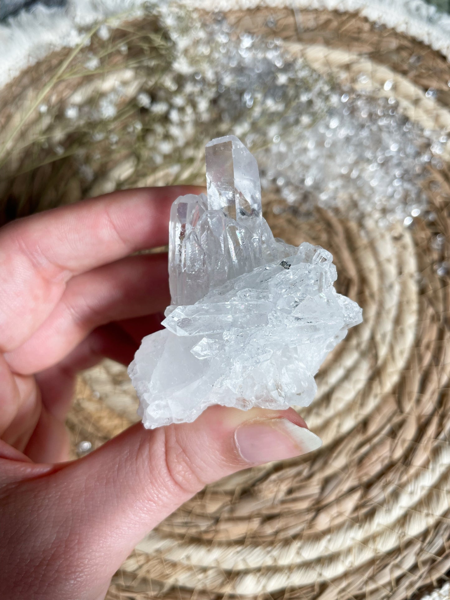 Kleines Bergkristall Cluster