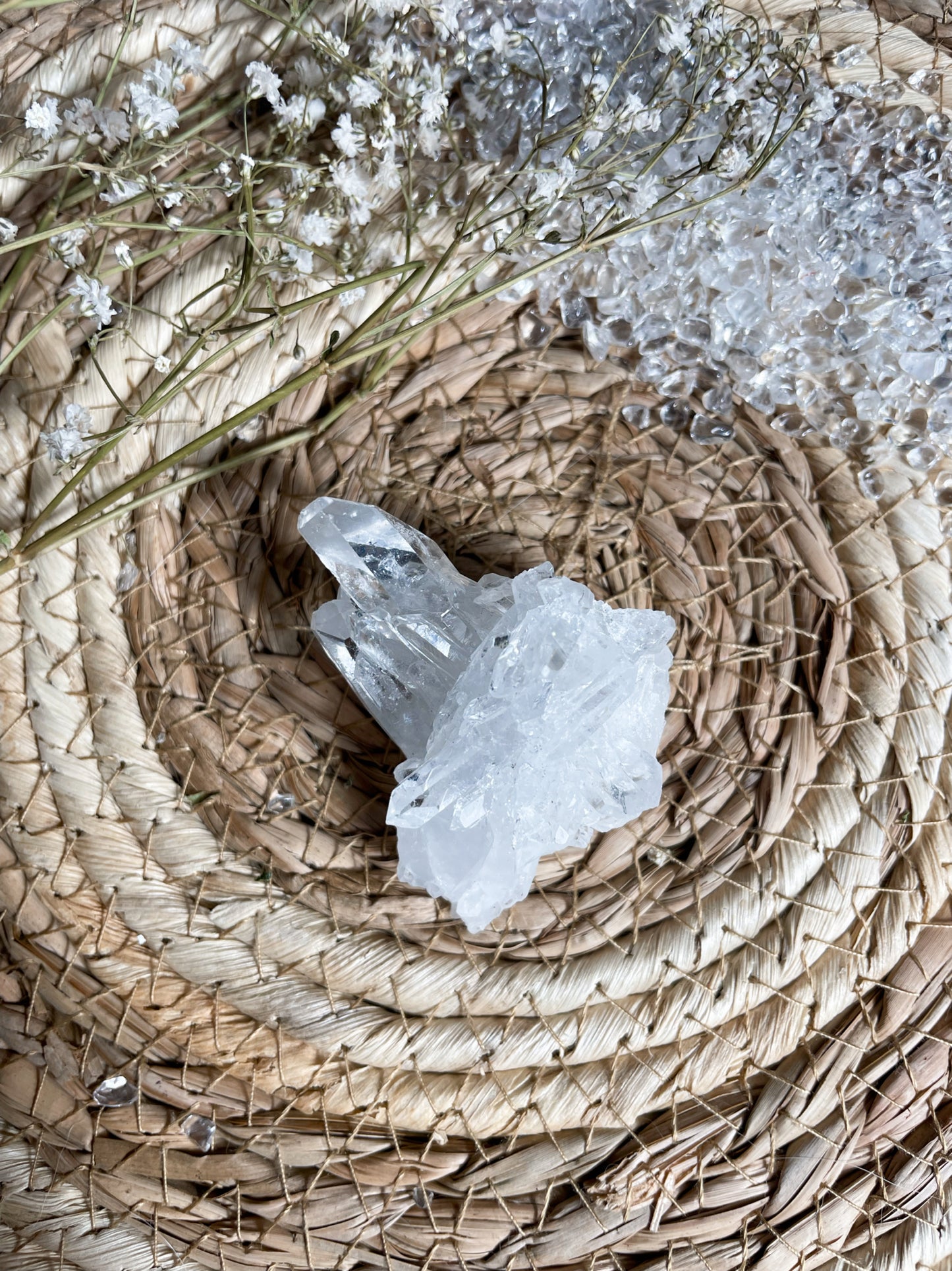 Kleines Bergkristall Cluster