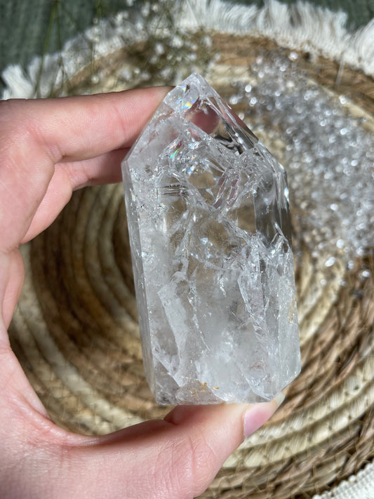 Crackle Quartz Bergkristall Nr. 6