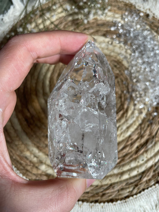 Crackle Quartz Bergkristall Nr. 4