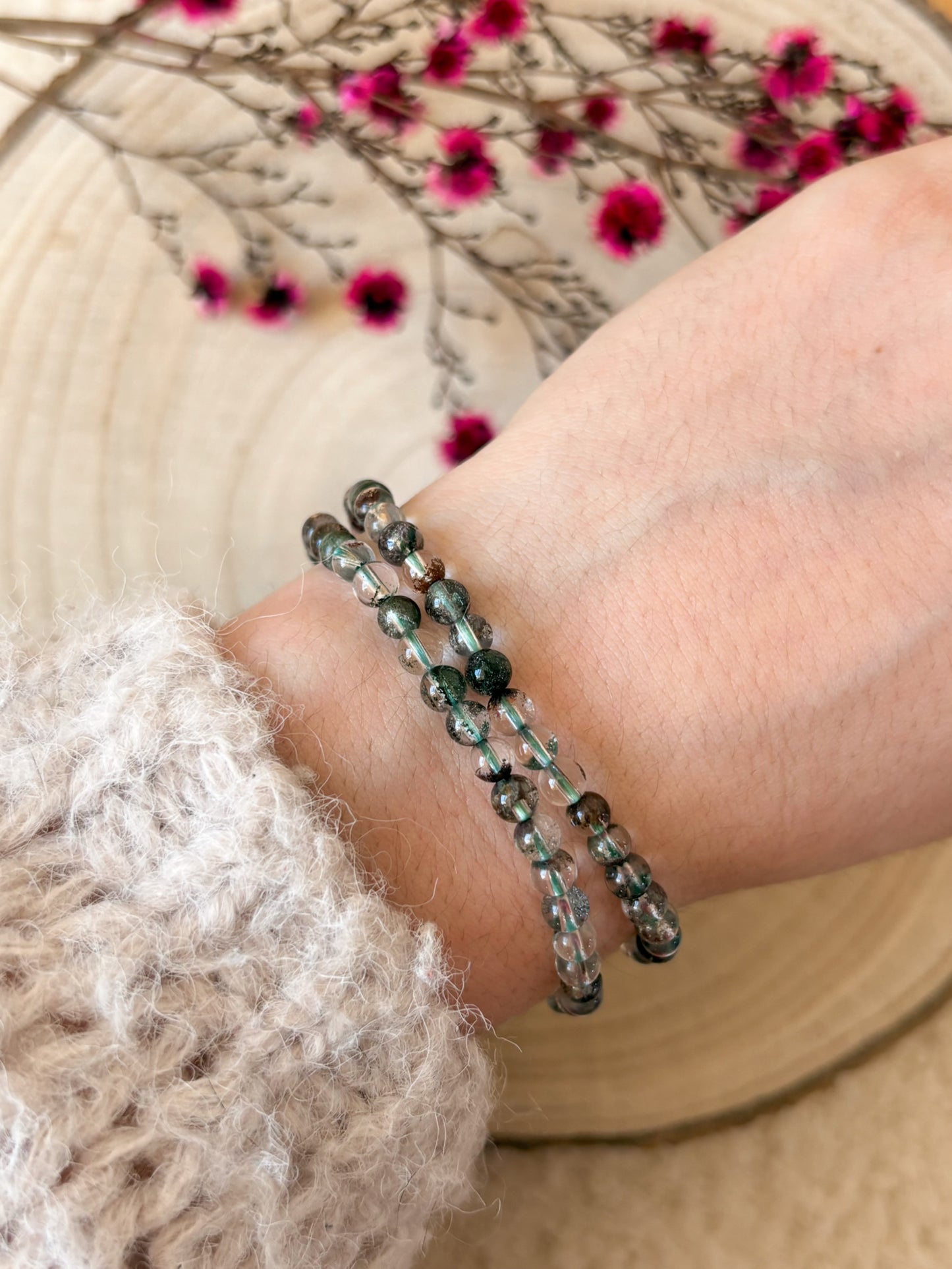 Gartenquarz Armband 4mm