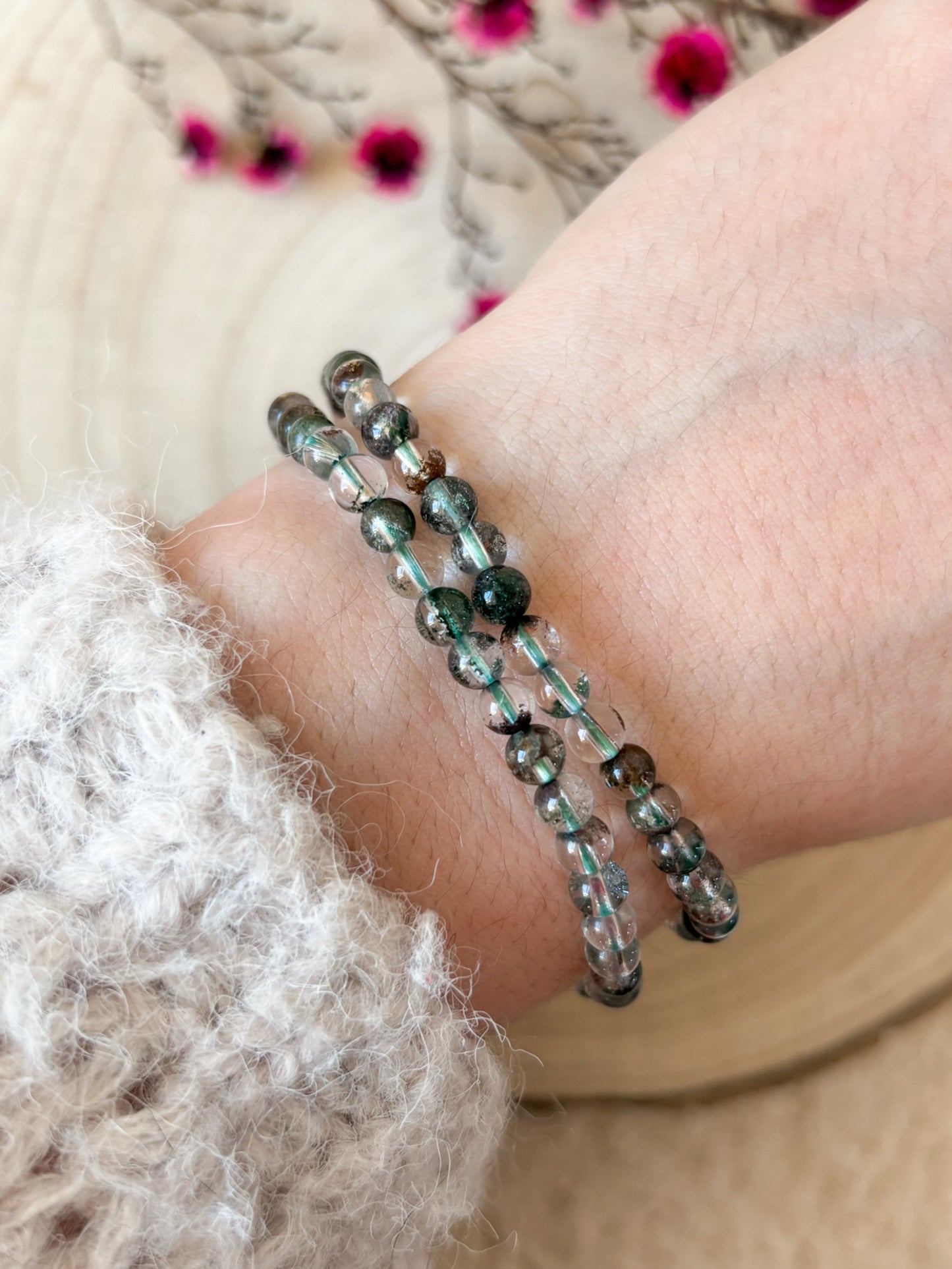 Gartenquarz Armband 4mm