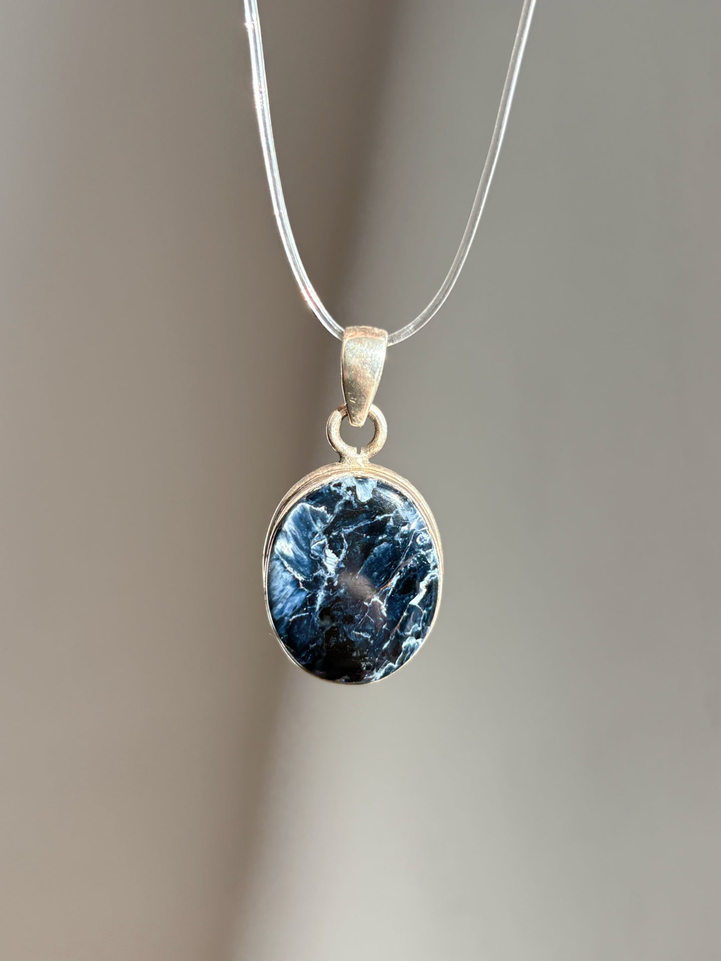 Pietersit Anhänger, 925 Silber