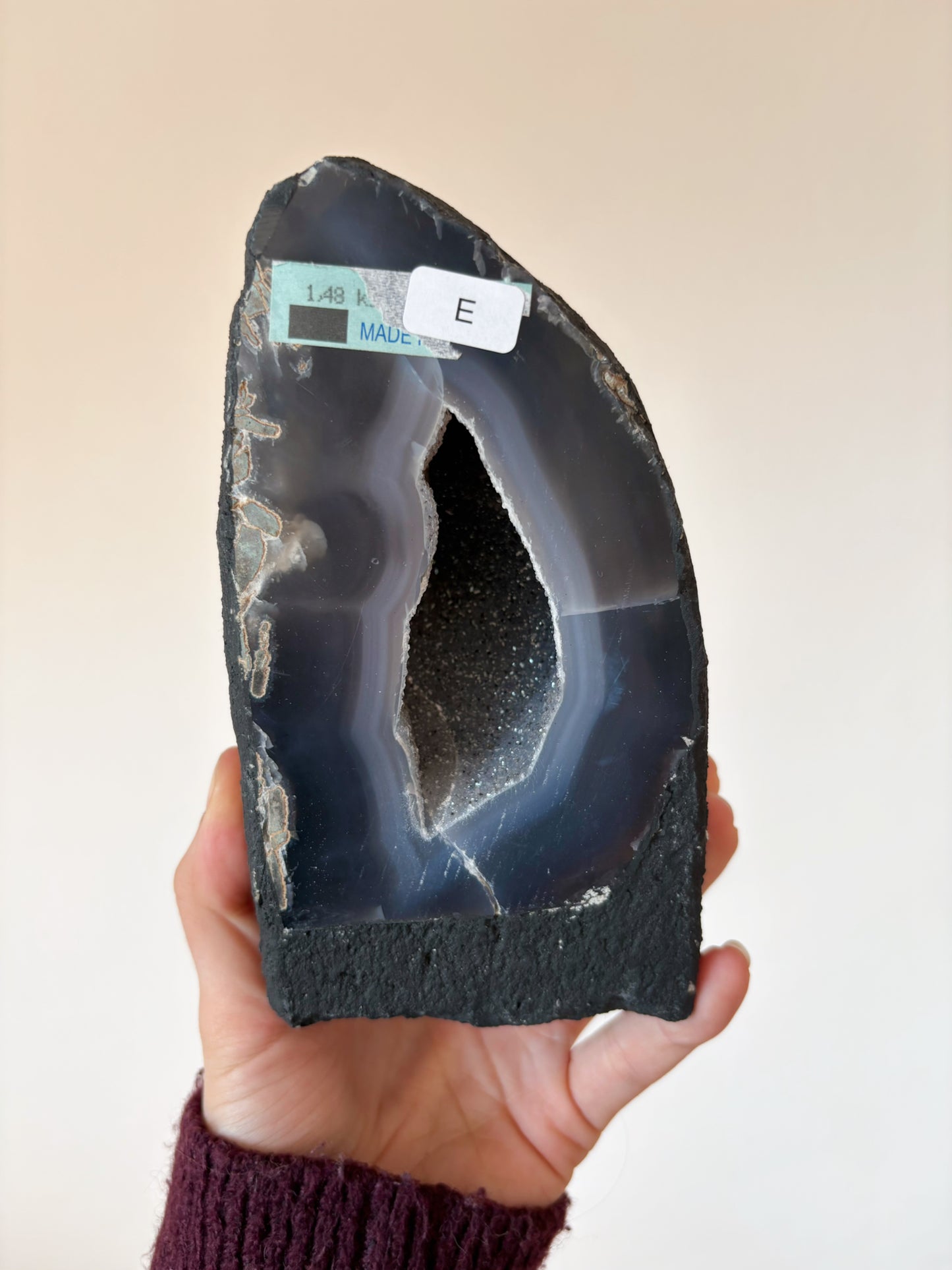 Amethyst x Achat Kathedrale, 1,48kg