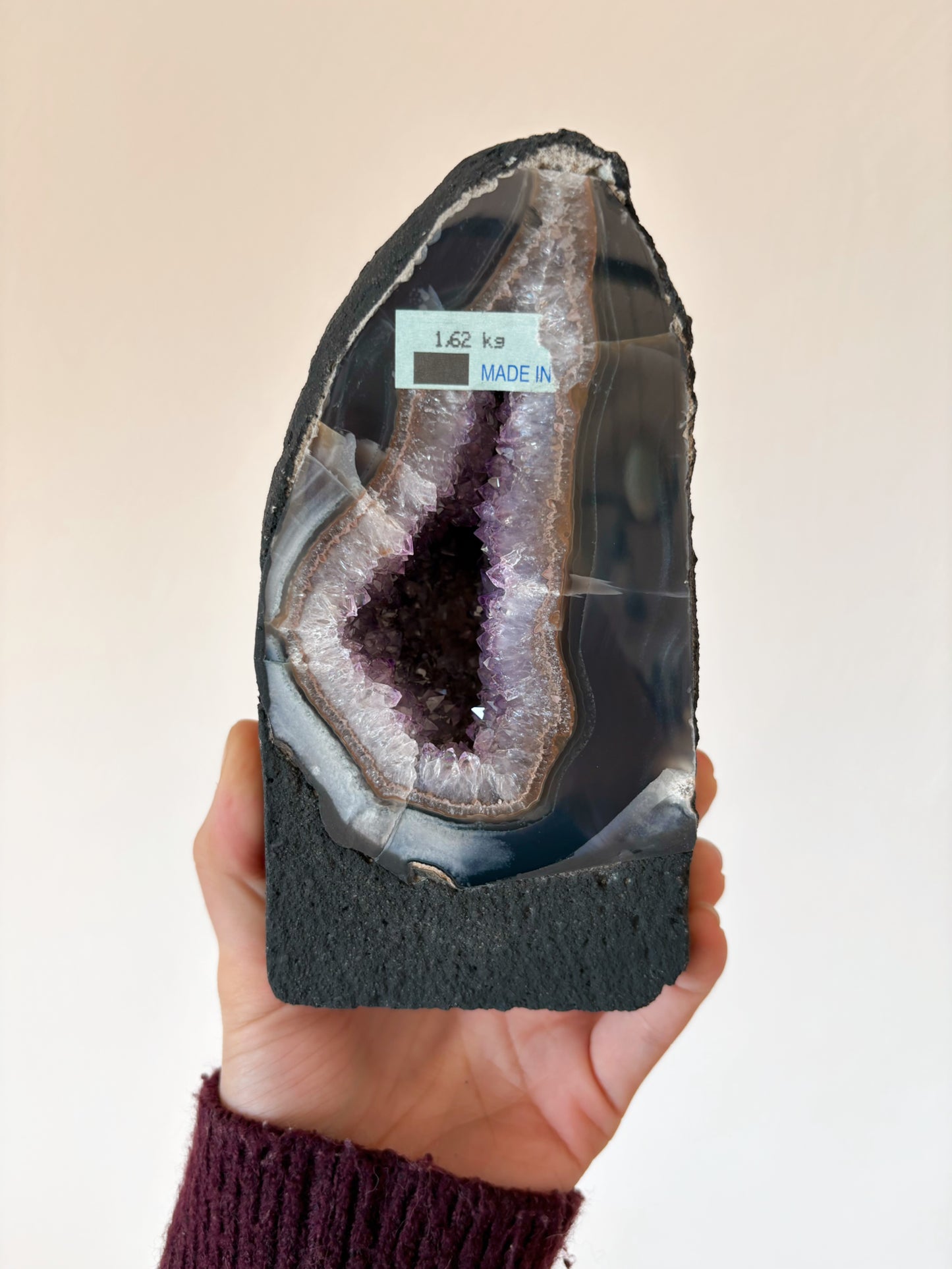 Amethyst x Achat Kathedrale, 1,62kg