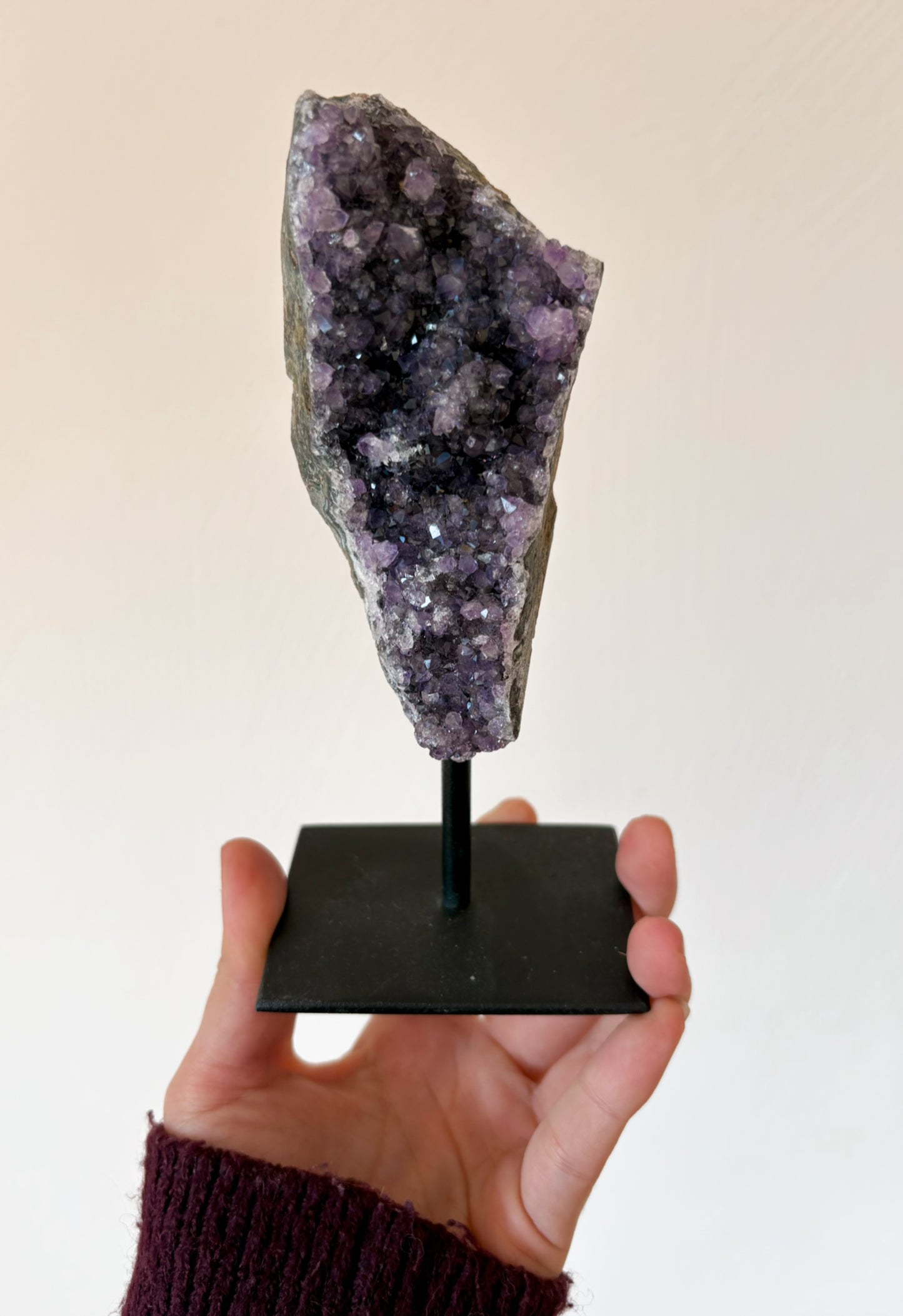 Amethyst auf Ständer