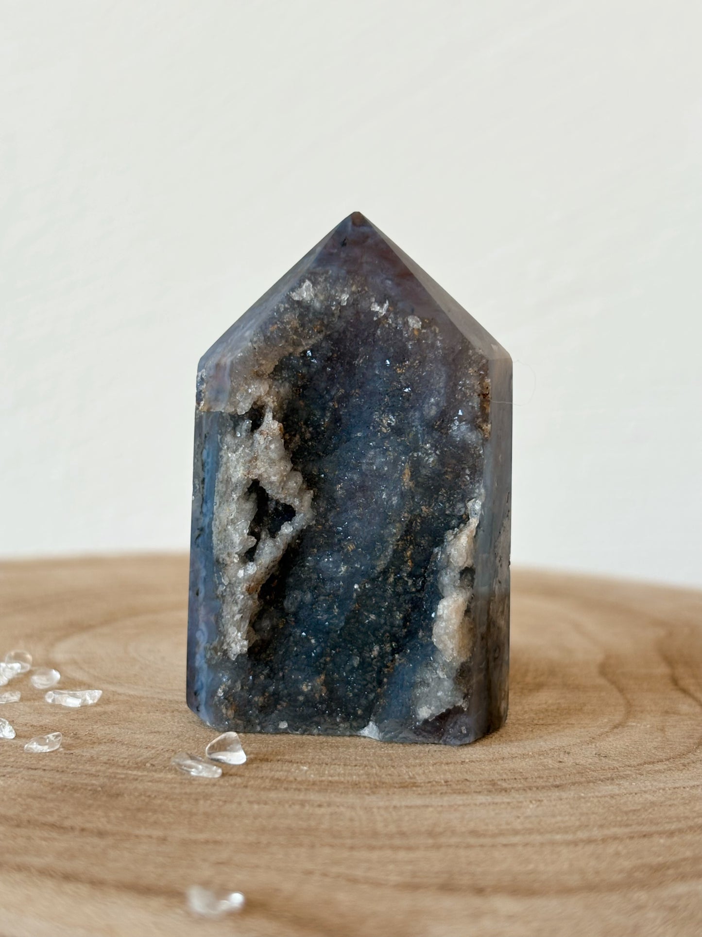 Druzy Achat Spitze DA23