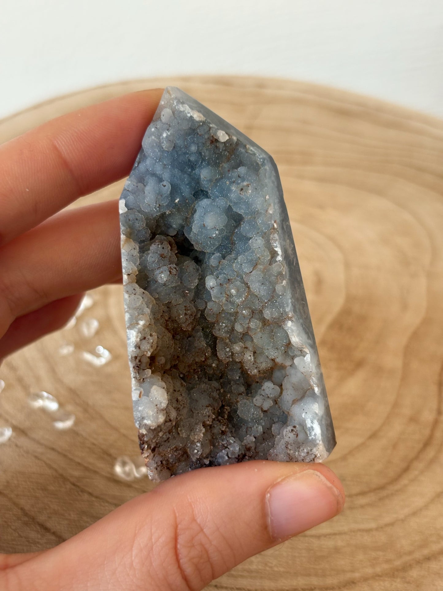 Druzy Achat Spitze DA14