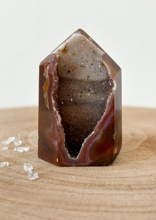 Druzy Achat Spitze DA18,50