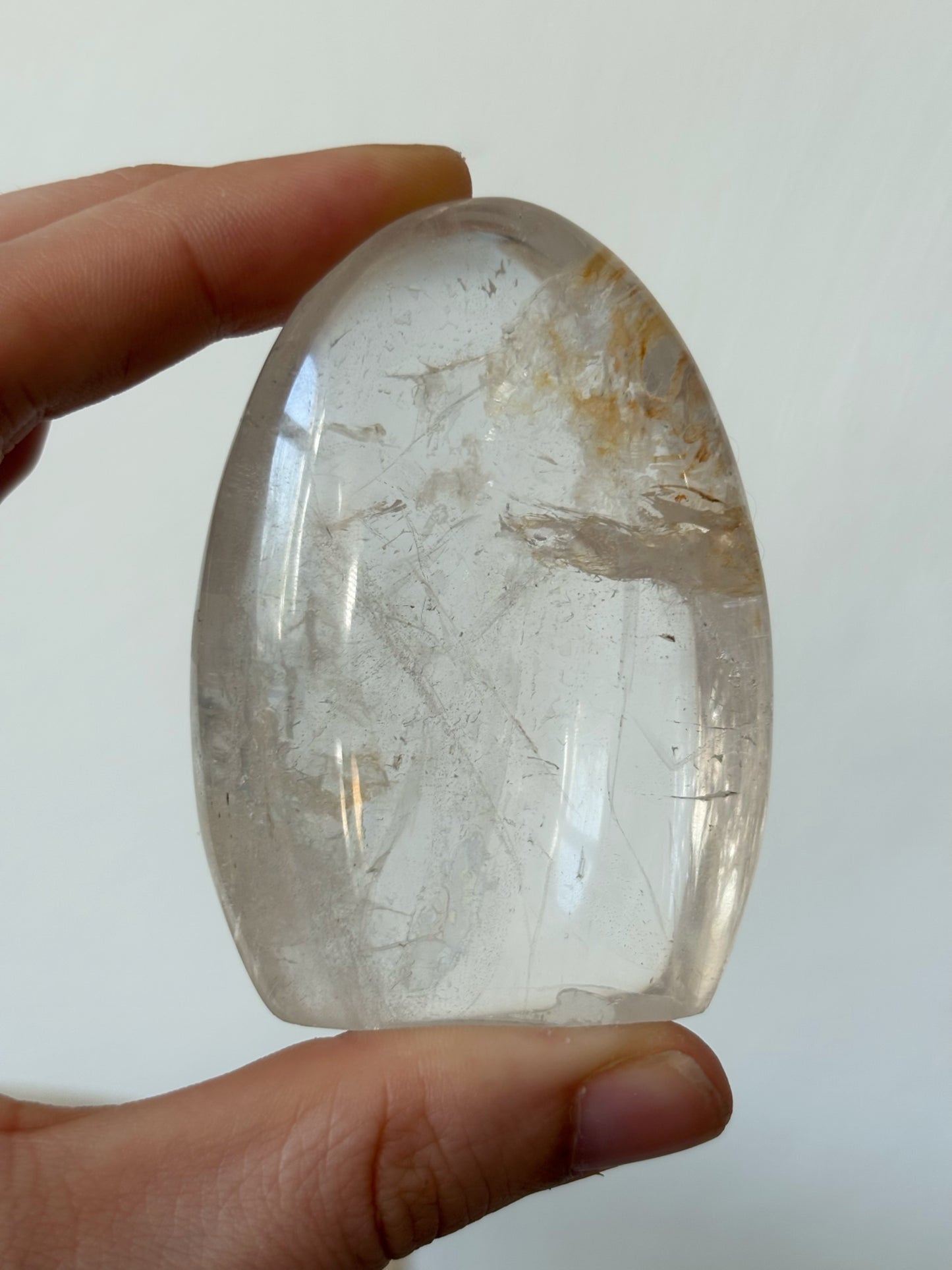 Bergkristall Freiform mit Golden Healer BF11,50