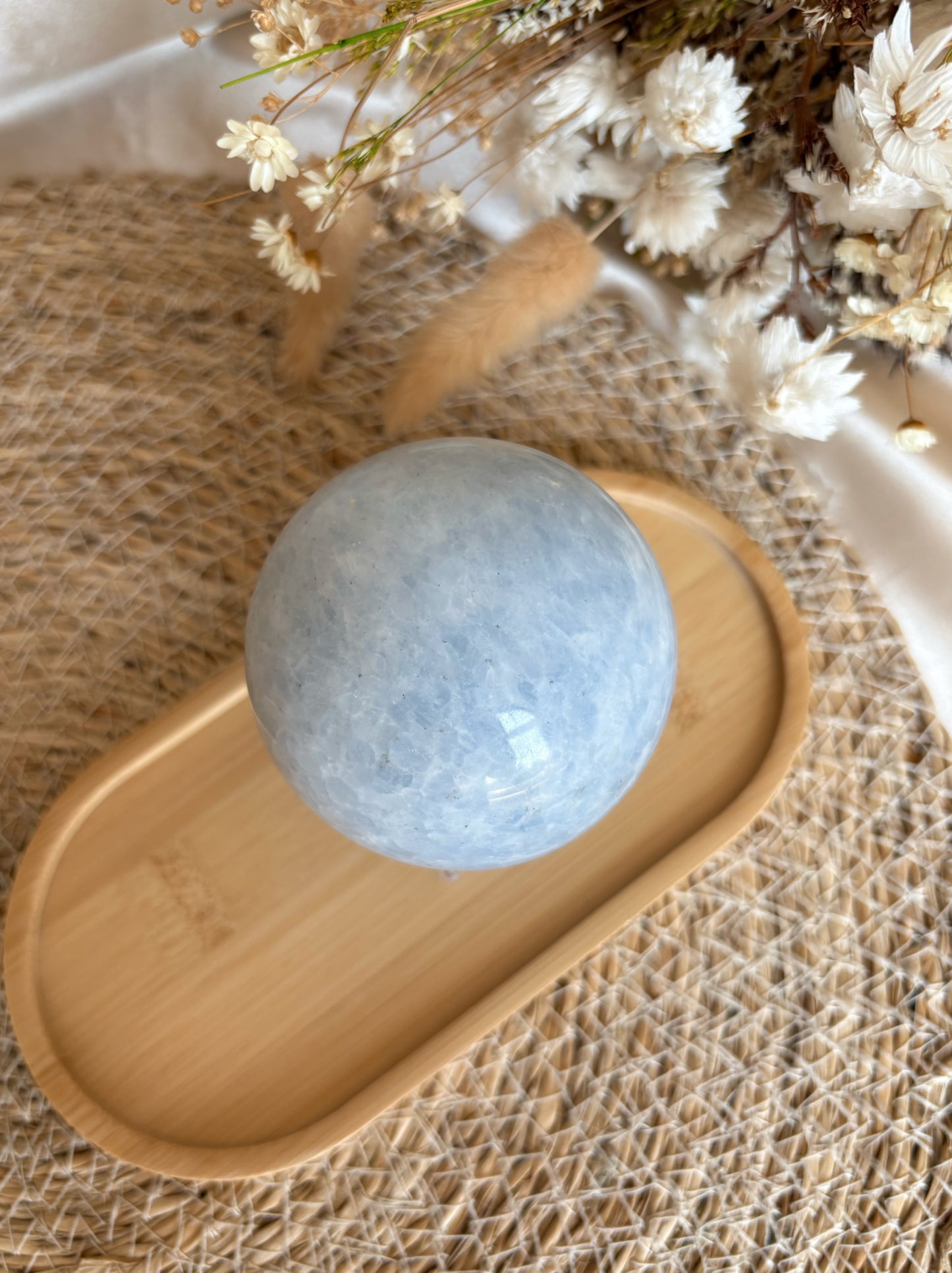 Blaue Calcit Kugel Nr. 4