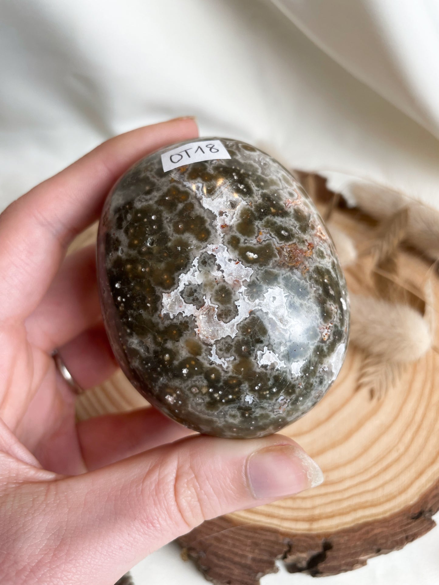 Ozean Jaspis Handstein, Nr. 1