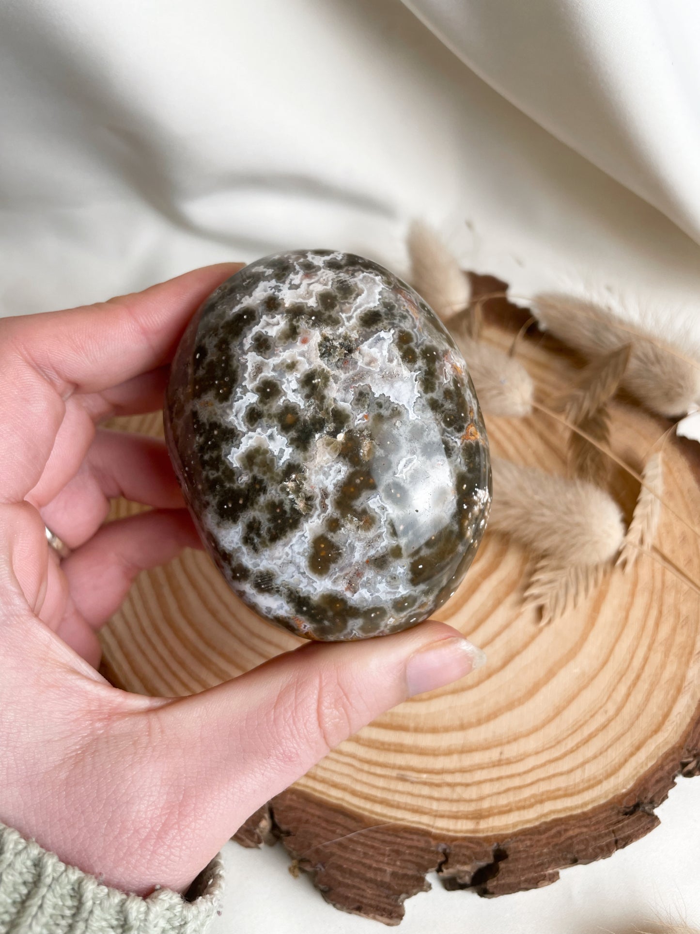 Ozean Jaspis Handstein, Nr. 1