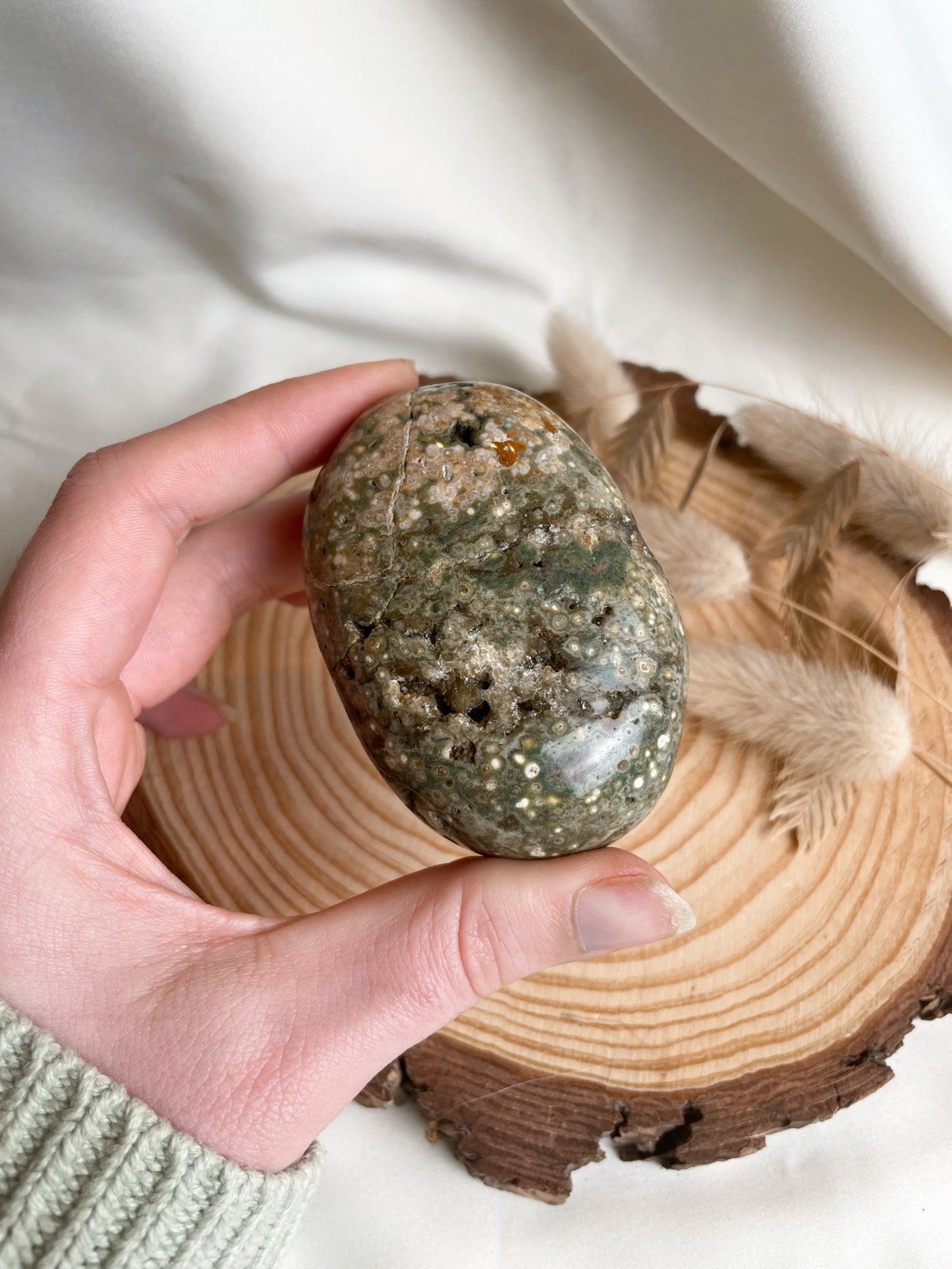 Ozean Jaspis Handstein, Nr. 4