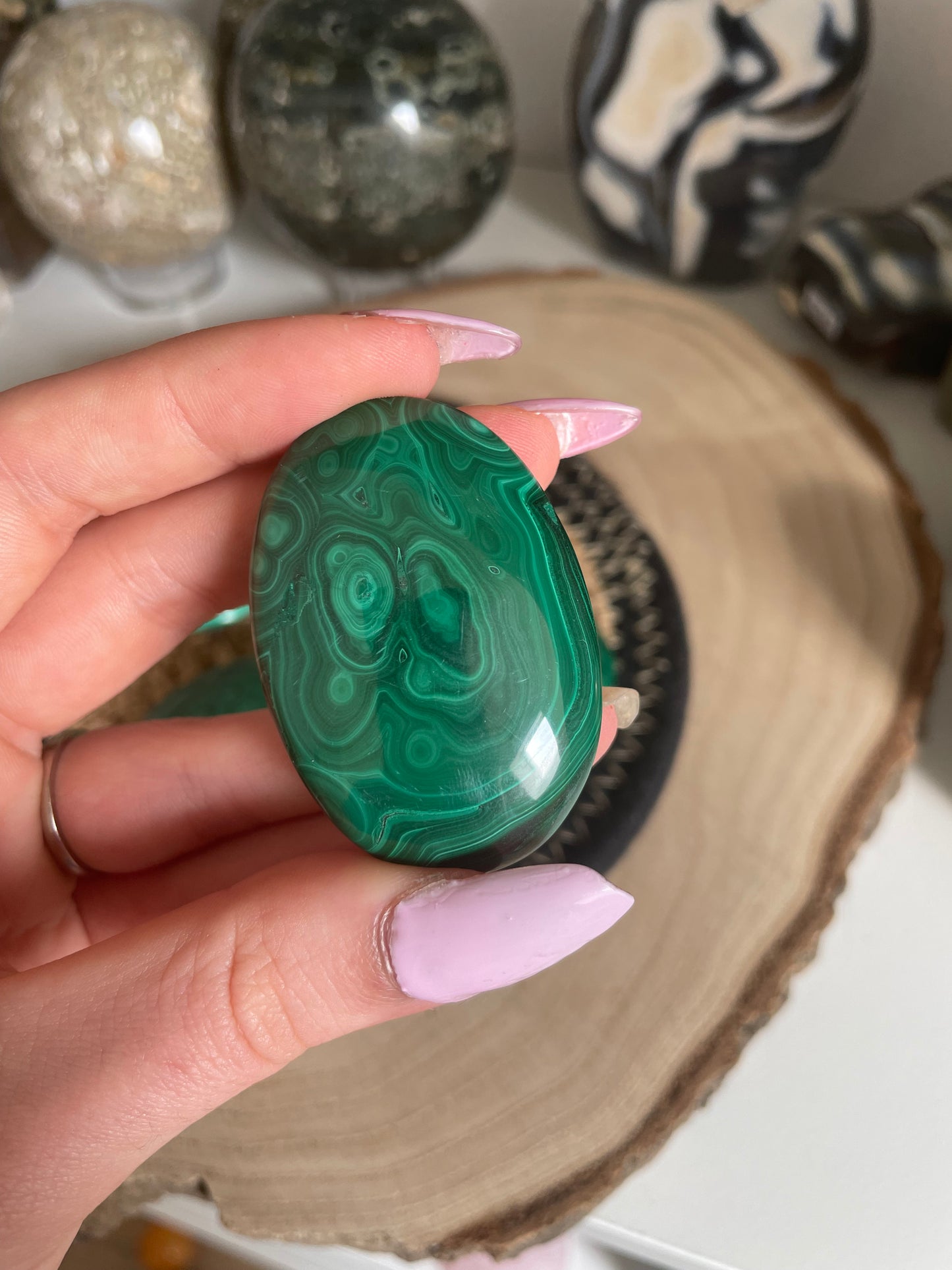 Malachit Handstein Nr. 5