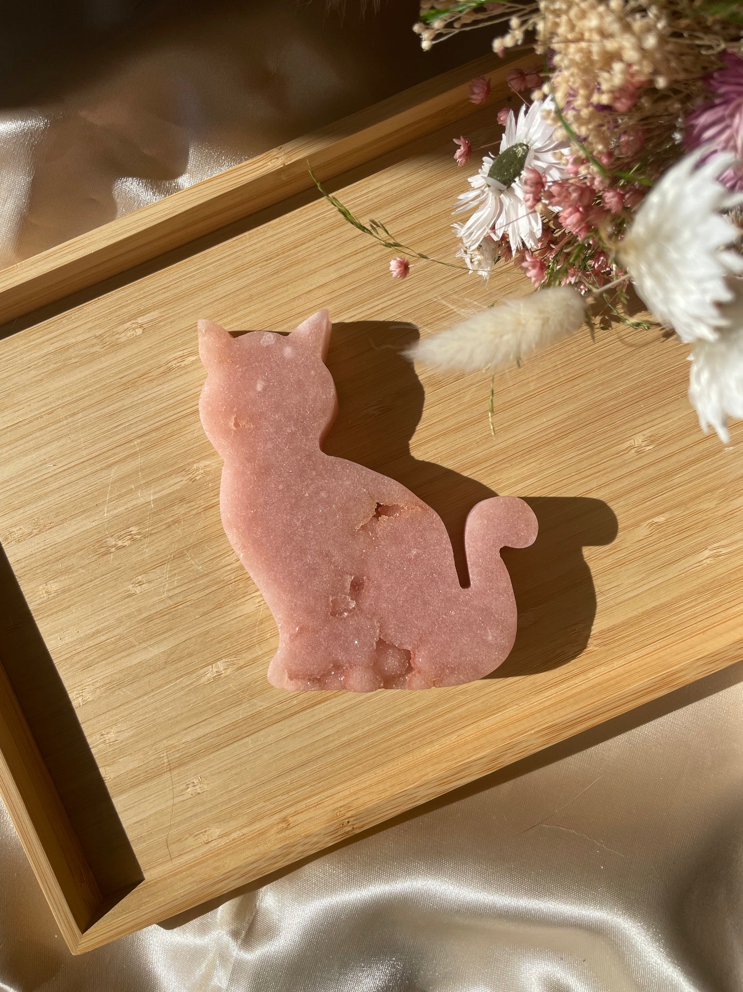 Pink Amethyst Katze Nr. 4